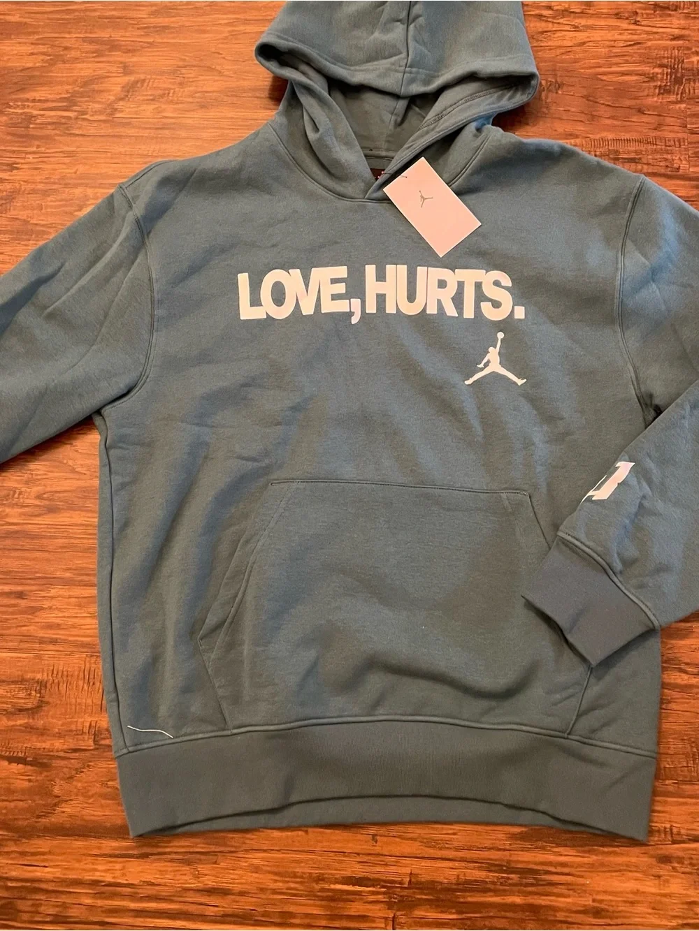 Love, Hurts Air Jordan Jalen Hurts Philadelphia Eagles Hoodie Medium